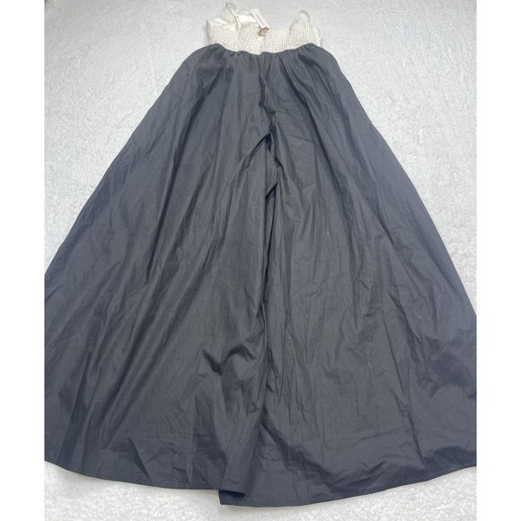 Anthropologie Hutch Jumpsuit Black Colorblock Bow Wedding Boho Preppy XS NWT - Picture 9 of 12